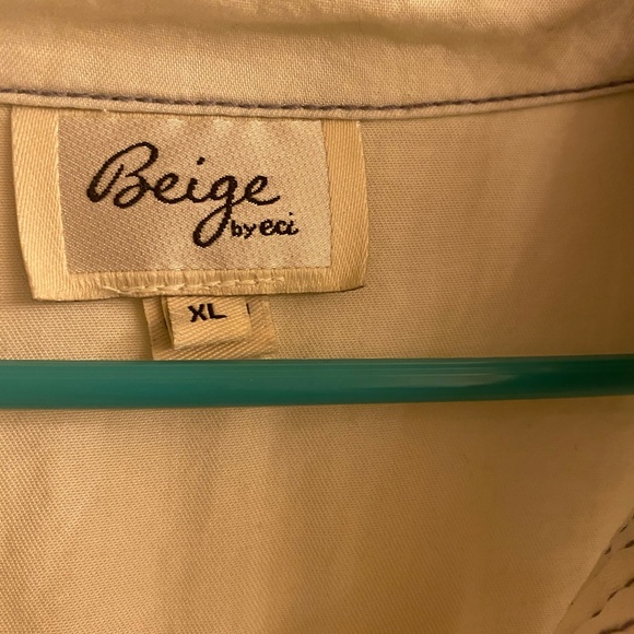 NWT. Color Block Denim  dress by Beige by eci  size xl - Picture 4 of 5